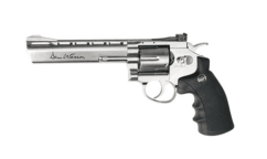 Dan wesson 6" revolver silver 6mm