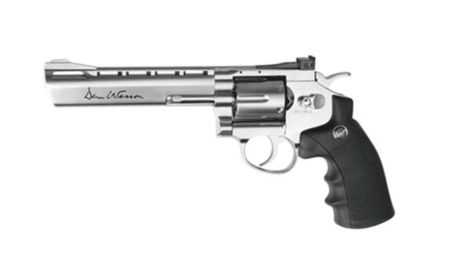 Dan wesson 6" revolver silver 6mm - All Airsoft Gas Pistols