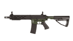 Bushido yu by saigo defense aeg rifle battery and charger included - olive drab / black