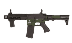 Bushido rei by saigo defense aeg rifle (lipo battery and charger included - olive / black)