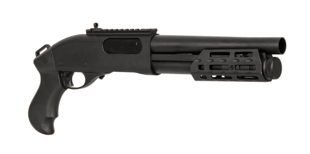 Golden eagle m870 tri-shot gas pump action shotgun (8879) black - New Airsoft Products - view 2