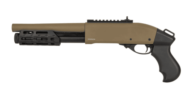 Golden eagle m870 tri-shot gas pump action shotgun (8879) black / tan - Golden Eagle