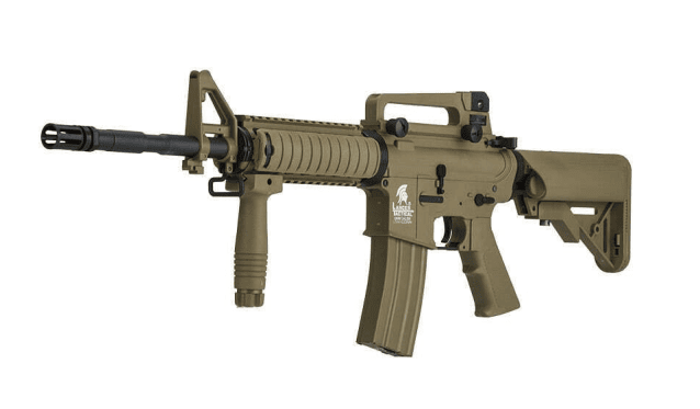 Lancer tactical lt-04 gen2 m4 ris combo - tan - All AEG Airsoft Rifles - view 3