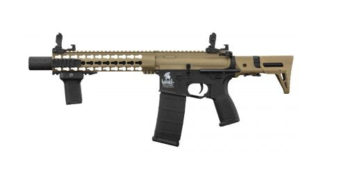 Lancer tactical lt-19 gen2 m4 silencer pdw - tan/black - All AEG Airsoft Rifles