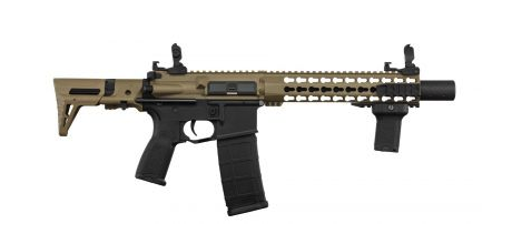 Lancer tactical lt-19 gen2 m4 silencer pdw - tan/black - All AEG Airsoft Rifles - view 4