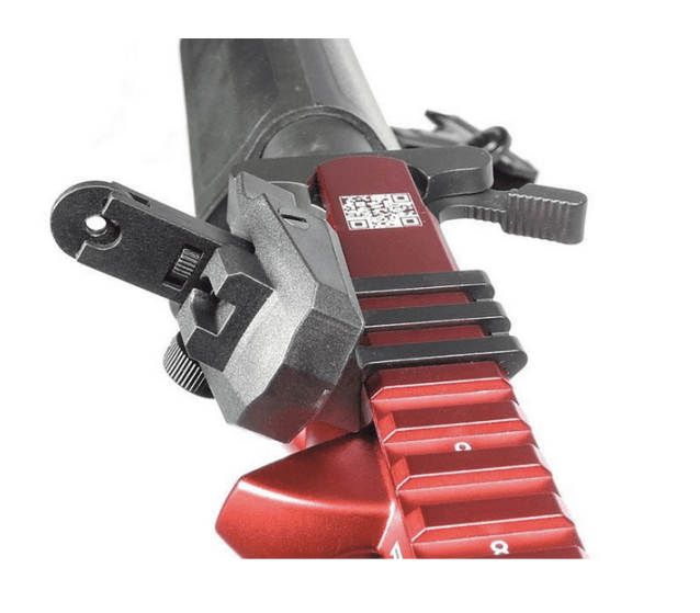 Aps boar tactical - demolition silver edge 17 keymod (tron stock) aeg (red) - APS - view 3
