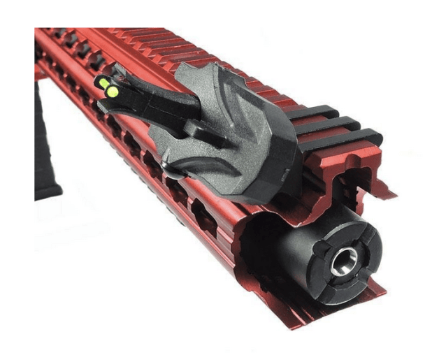 Aps boar tactical - demolition silver edge 17 keymod (tron stock) aeg (red) - APS - view 4