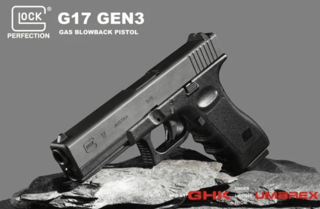 Glock 17 gen3 gas blowback pistol (ultimate by umarex/ghk - black - 2.6472) - New Airsoft Products - view 3