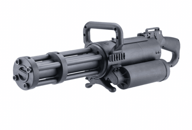 Classic army m133 micro gun mini gun (electric powered - black - s019m) - Airsoft Guns