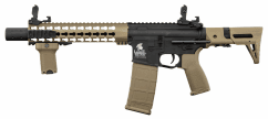 Lancer tactical lt-19 gen2 m4 silencer pdw - black/tan