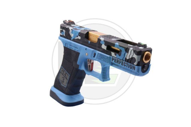 We secret 17 series custom blue series pistol (semi-auto / full auto) - Airsoft G Series / EU Series - view 4