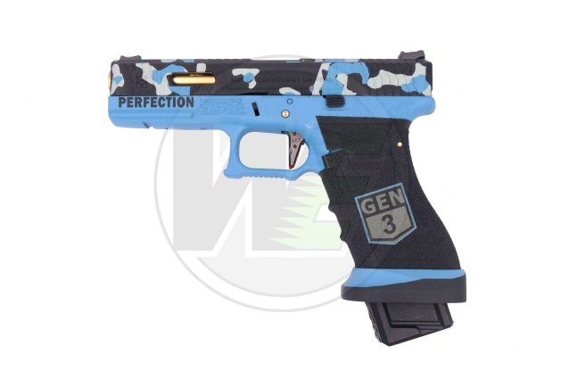 We secret 17 series custom blue series pistol (semi-auto / full auto) - Airsoft G Series / EU Series - view 5