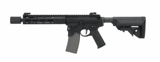 Ares x sharps bros. m4 octarms m-lok rail with overthrow lower receiver (m - black - m4-sb-ot-m-bk) - Airsoft Guns