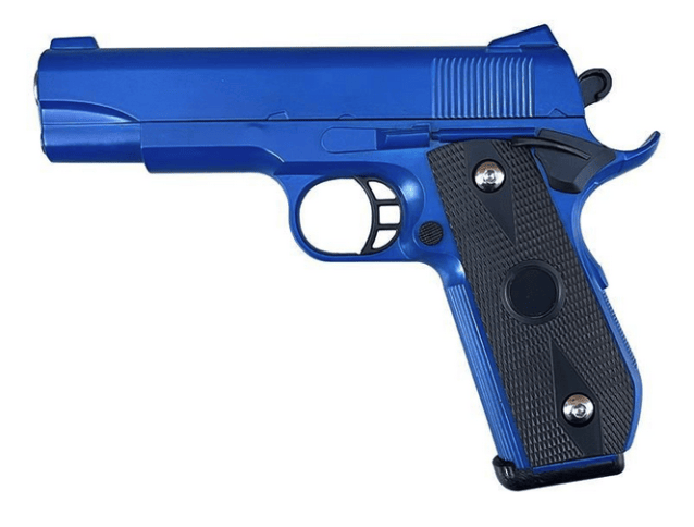 Vigor 5.1 custom spring pistol bb gun (full metal - blue - v9) - Two Tone Airsoft Gun