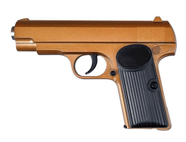 Vigor tt33 custom spring pistol bb gun (full metal - gold - v8) - Two Tone Airsoft Gun