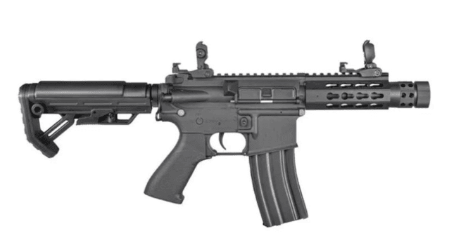 Saigo defense kenji aeg (short - black) - Airsoft Guns