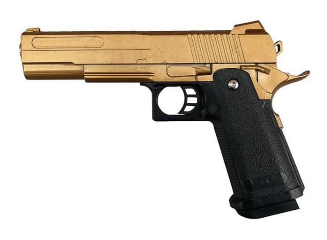 Vigor 5.1 s3 spring pistol (full metal - gold - v19) - Two Tone Airsoft Gun
