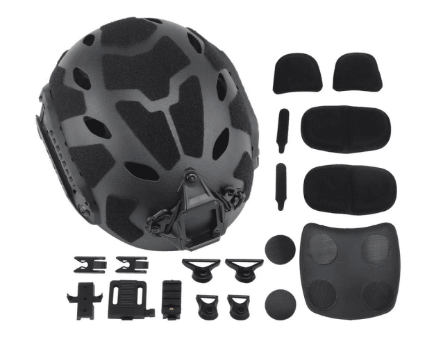 Np fast railed sf air helmet - black - Airsoft Helmets - view 5