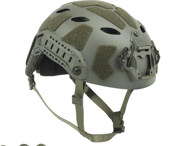 NP Fast Railed SF AIR Helmet - Green