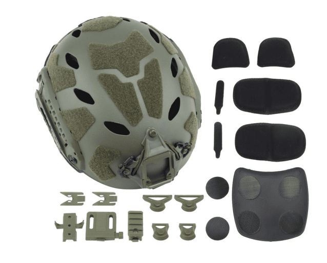 Np fast railed sf air helmet - green - New Airsoft Products - view 5
