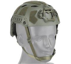 Np fast railed sf air helmet - green