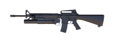 Double bell m16a4 with grenade launcher (full metal - black - 055+)
