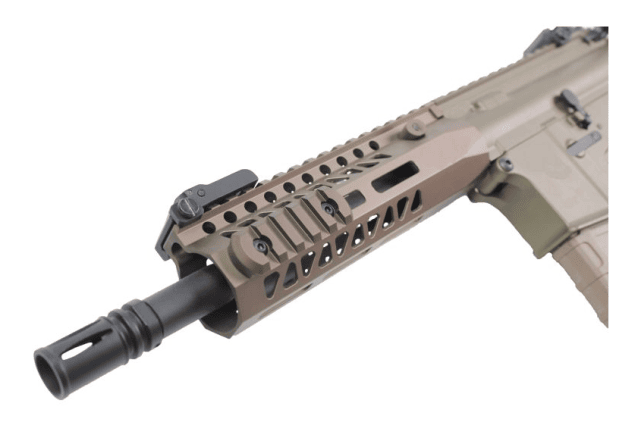 Double bell m4 aeg (full metal cnc - tan - 080s) - Airsoft Guns - view 4
