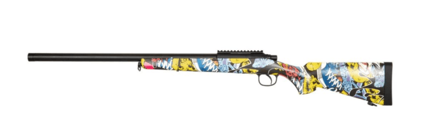Double bell vsr-10 sniper rifle (two tone - graffiti camo - 201-d) - Airsoft Sniper Rifles - view 2