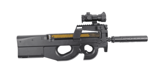Double bell d90 with silencer and scope (black - 810l) - Airsoft Guns