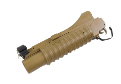 Double bell m203 short grenade launcher (full metal - tan - m-55ss)