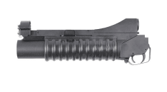 Double bell m203 short grenade launcher (full metal - black - m-55s)
