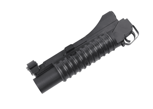 Double bell m203 short grenade launcher (full metal - black - m-55s) - Airsoft Grenade Launchers - view 2