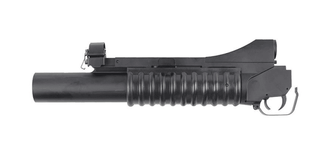 Double Bell M203 Long Grenade Launcher (Full Metal - Black - M-55L)