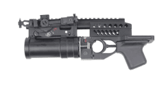 Double bell ak series 40mm under-barrel grenade launcher (inc. gas grenade - black - k-55a)