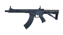 Double eagle ar47/sr47 aef rifle with ak magazine and falcon efcs (polymer - black - m918a)