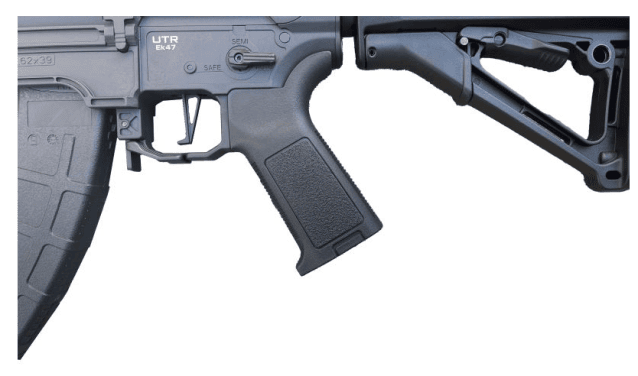 Double eagle ar47/sr47 aef rifle with ak magazine and falcon efcs (polymer - black - m918a) - Airsoft Guns - view 4