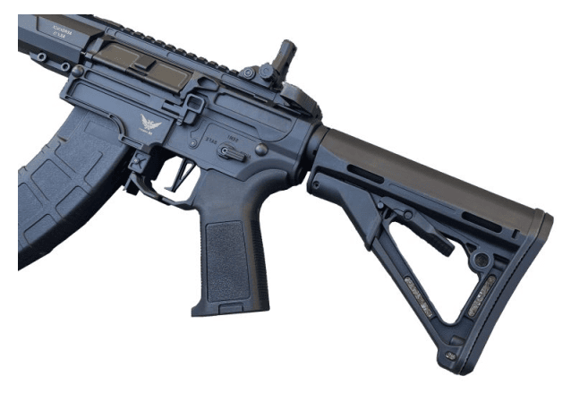 Double eagle ar47/sr47 aef rifle with ak magazine and falcon efcs (polymer - black - m918a) - Airsoft Guns - view 6