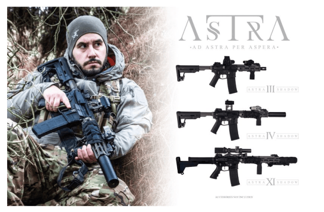 Secutor astra iii shadow aeg (m-lok - black) with fore grip - Airsoft Guns - view 5