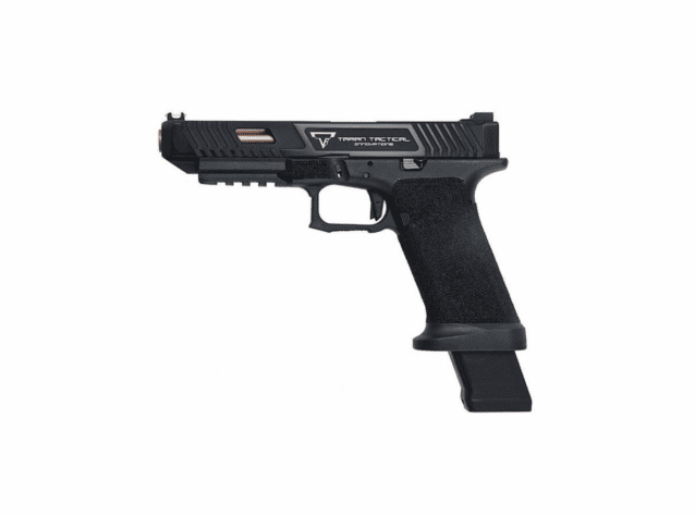 Emg x tti 34 series custom combat master slide with omega frame black - New Airsoft Products