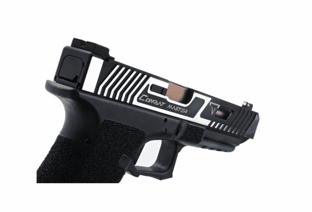 Emg x tti 34 series custom combat master slide with omega frame duel tone - Airsoft Guns Used In Movies / Games - view 3