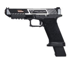 Emg x tti 34 series custom combat master slide omega frame co2 duel tone
