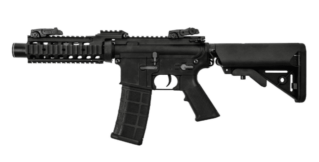 Nuprol delta pioneer breacher m4 aeg rifle black - Nuprol