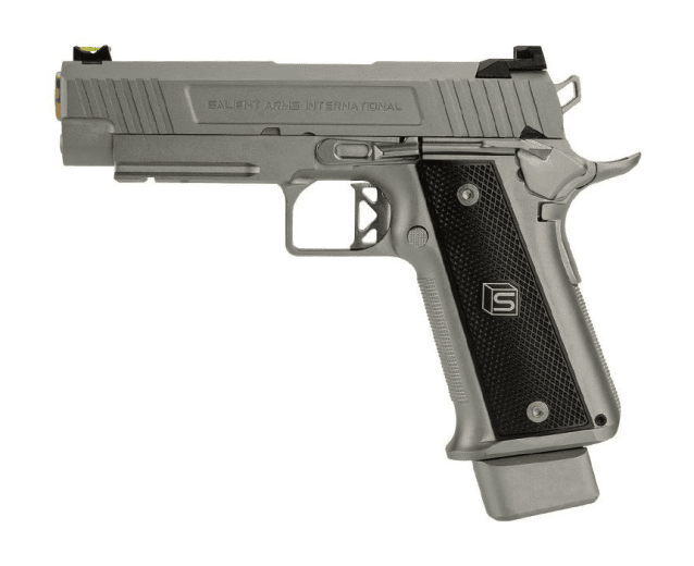 Salient arms international by emg 2011 ds 4.3 gas pistol silver - Airsoft Hi Capa Pistols