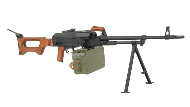 A&k pkm support rifle (real wood grip and stock) - Airsoft Support Rifles - view 2