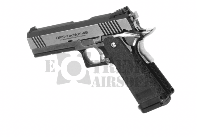 Tokyo marui hi-capa 4.3 silver gbb airsoft pistol - Airsoft Hi Capa Pistols - view 3