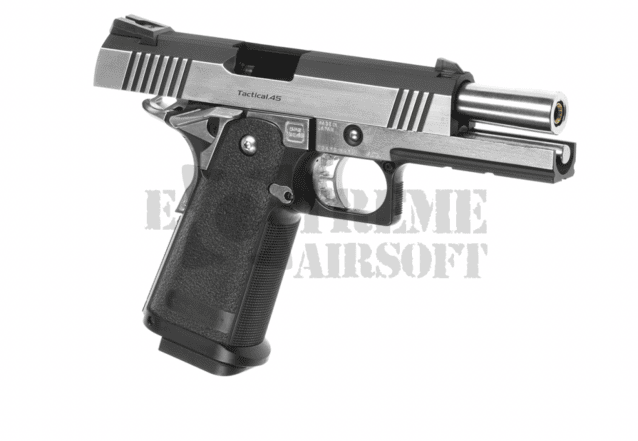 Tokyo marui hi-capa 4.3 silver gbb airsoft pistol - Airsoft Hi Capa Pistols - view 2