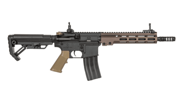 Golden eagle m4 m-lok aeg (metal - mosfet - black/tan) - New Airsoft Products