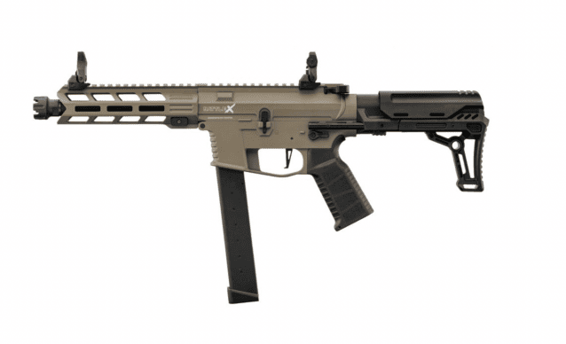 Lancer tactical lt-35 gen2 9mm battle x pdw (tan) - New Airsoft Products