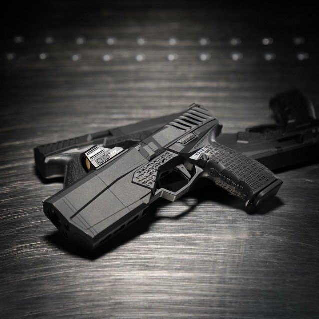 Krytac maxim 9 gbb airsoft pistol black green gas version - All Airsoft Gas Pistols - view 7