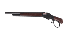 Golden eagle m1887 medium gas shell ejecting shot gun black/real wood